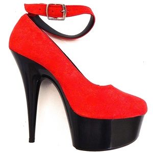 GASOLINE GLAMOUR RUSSIAN RED PUMPS